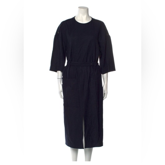 Tibi Dress Blue belted dress Size not listed, estimated from measurements 12 - Picture 1 of 3